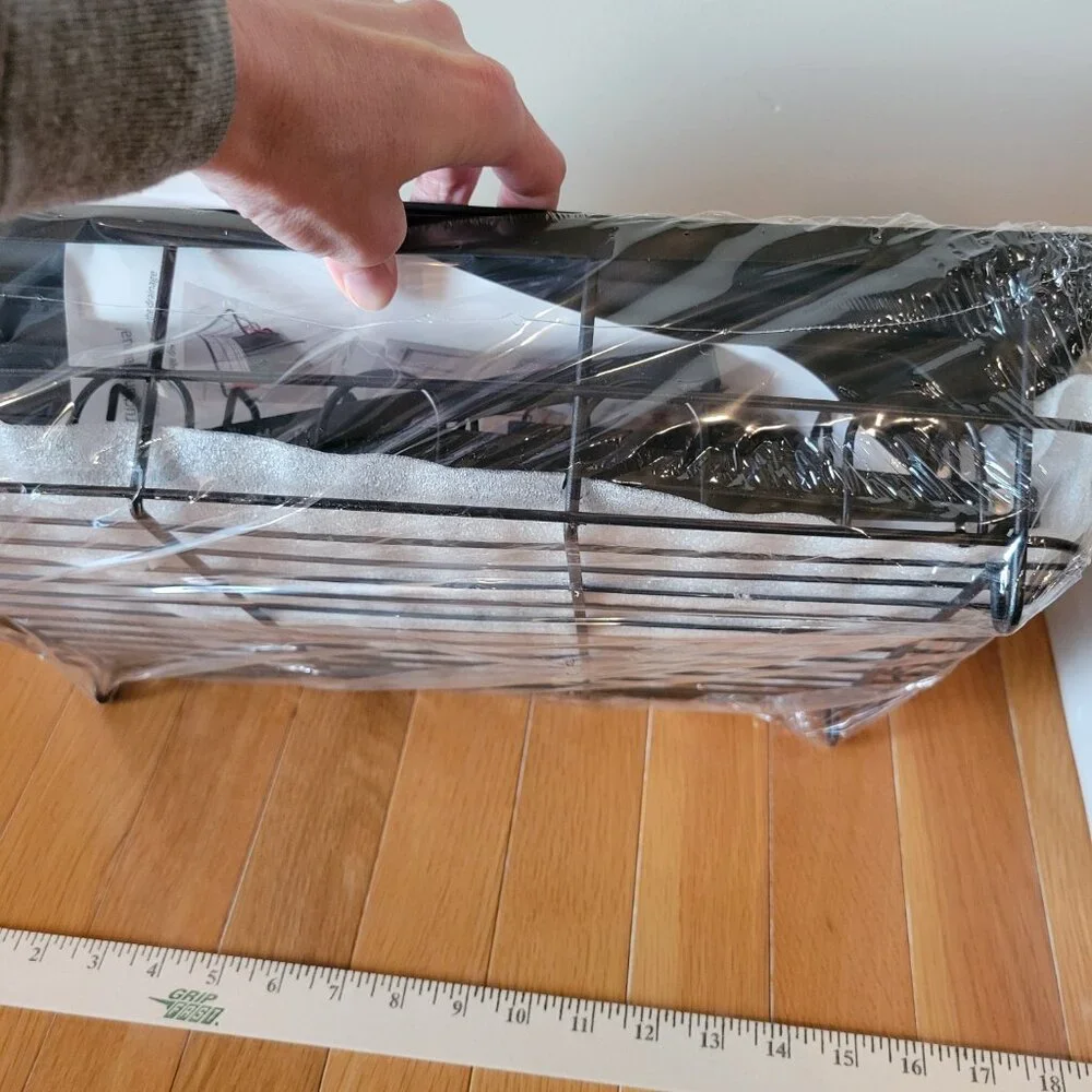 Dish drainer drying rack with drip tray - Picture 2 of 5